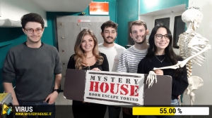escape room mystery house torino Virus 404
