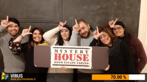 escape room mystery house torino Virus 404