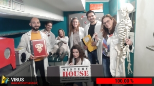 escape room mystery house torino Virus 404