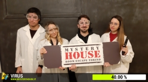 escape room mystery house torino Virus 404