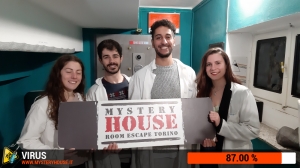 escape room mystery house torino Virus 404