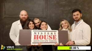 escape room mystery house torino Virus 404