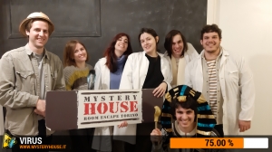 escape room mystery house torino Virus 404