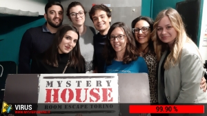 escape room mystery house torino Virus 404
