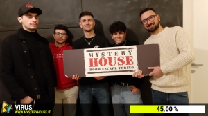 escape room mystery house torino Virus 404