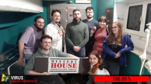 escape room mystery house torino Virus 404