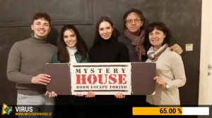 escape room mystery house torino Virus 404