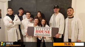 escape room mystery house torino Virus 404