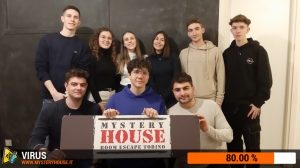 escape room mystery house torino Virus 404