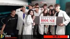escape room mystery house torino Virus 404