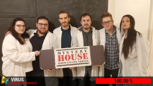 escape room mystery house torino Virus 404