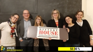 escape room mystery house torino Virus 404