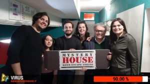 escape room mystery house torino Virus 404