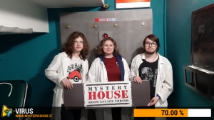 escape room mystery house torino Virus 404