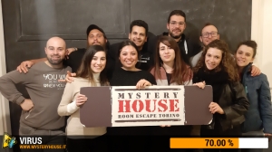 escape room mystery house torino Virus 404