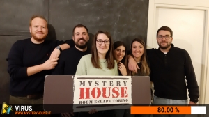 escape room mystery house torino Virus 404