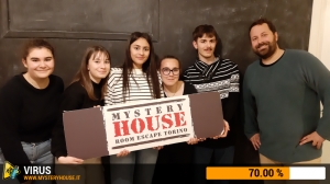 escape room mystery house torino Virus 404