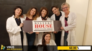 escape room mystery house torino Virus 404