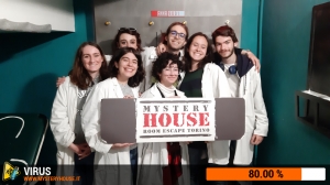 escape room mystery house torino Virus 404