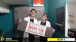 escape room mystery house torino Virus 404