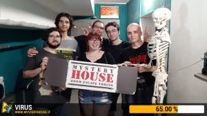 escape room mystery house torino Virus 404