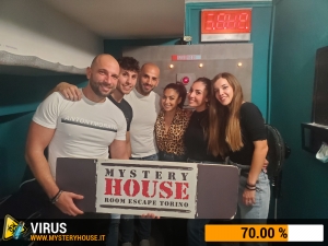 escape room mystery house torino Virus 404