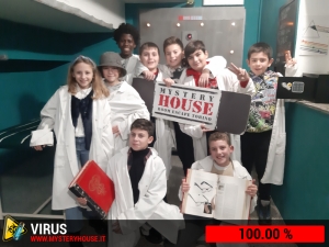 escape room mystery house torino Virus 404