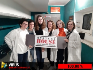 escape room mystery house torino Virus 404