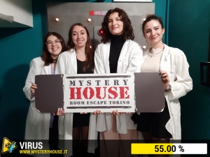 escape room mystery house torino Virus 404
