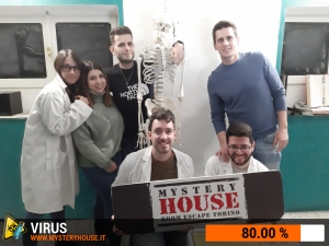 escape room mystery house torino Virus 404