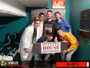 escape room mystery house torino Virus 404