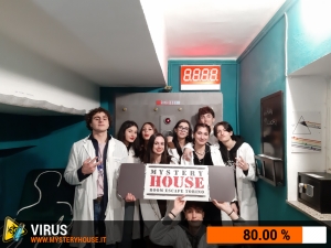 escape room mystery house torino Virus 404