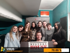 escape room mystery house torino Virus 404