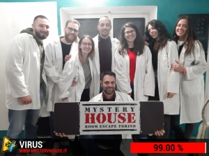 escape room mystery house torino Virus 404