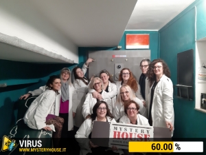 escape room mystery house torino Virus 404