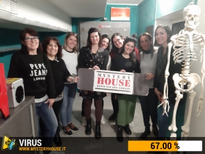 escape room mystery house torino Virus 404