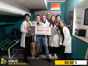 escape room mystery house torino Virus 404
