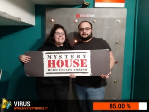escape room mystery house torino Virus 404