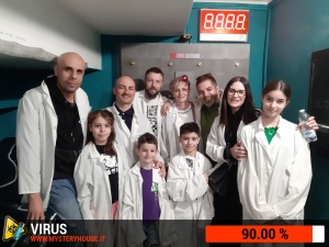 escape room mystery house torino Virus 404