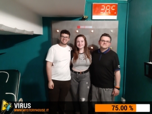 escape room mystery house torino Virus 404