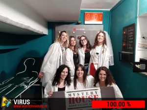 escape room mystery house torino Virus 404