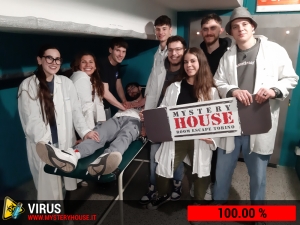 escape room mystery house torino Virus 404