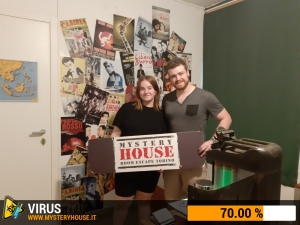 escape room mystery house torino Virus 404