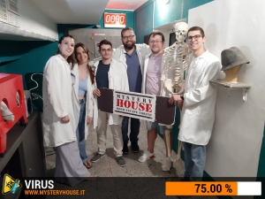 escape room mystery house torino Virus 404