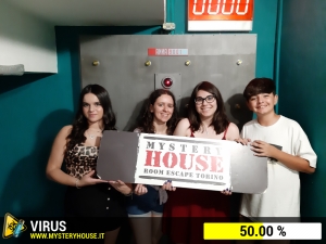 escape room mystery house torino Virus 404