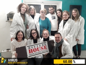 escape room mystery house torino Virus 404