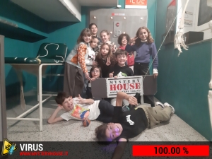 escape room mystery house torino Virus 404