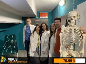 escape room mystery house torino Virus 404