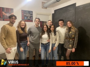 escape room mystery house torino Virus 404