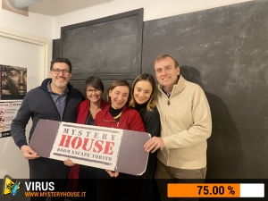 escape room mystery house torino Virus 404